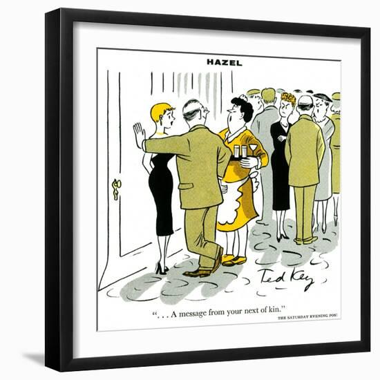 Hazel Cartoon-Ted Key-Framed Giclee Print