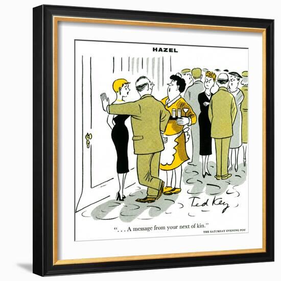 Hazel Cartoon-Ted Key-Framed Giclee Print