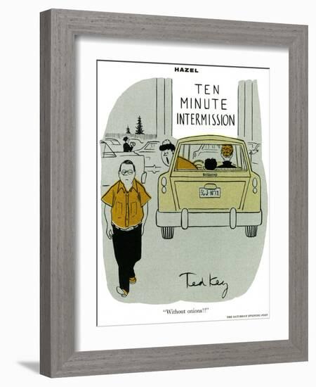 Hazel Cartoon-Ted Key-Framed Giclee Print