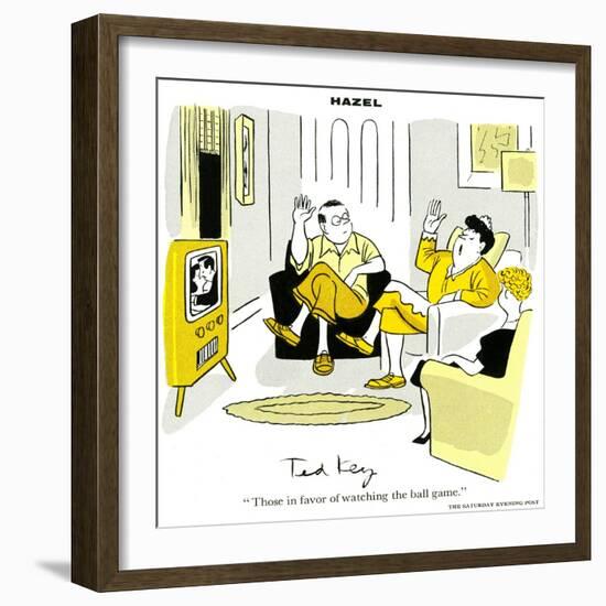 Hazel Cartoon-Ted Key-Framed Giclee Print