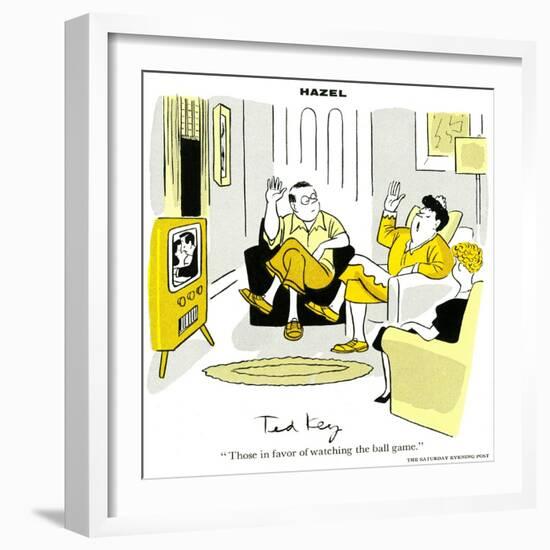 Hazel Cartoon-Ted Key-Framed Giclee Print