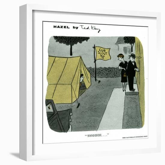 Hazel Cartoon-Ted Key-Framed Giclee Print