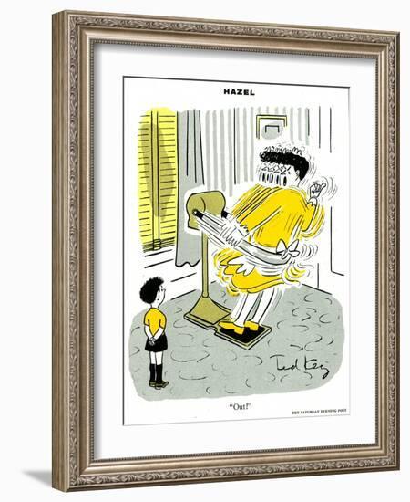 Hazel Cartoon-Ted Key-Framed Giclee Print