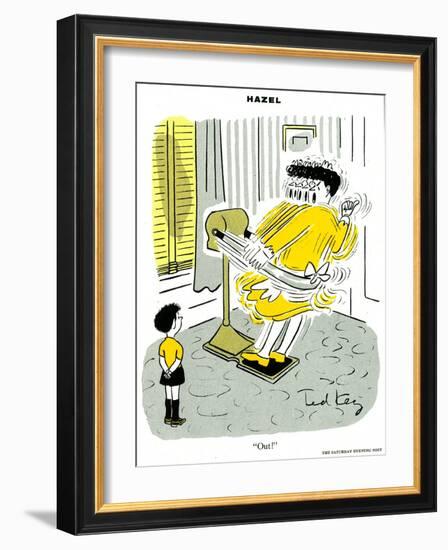 Hazel Cartoon-Ted Key-Framed Giclee Print