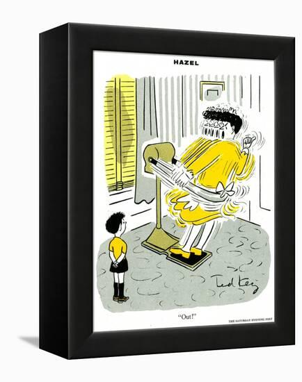 Hazel Cartoon-Ted Key-Framed Premier Image Canvas