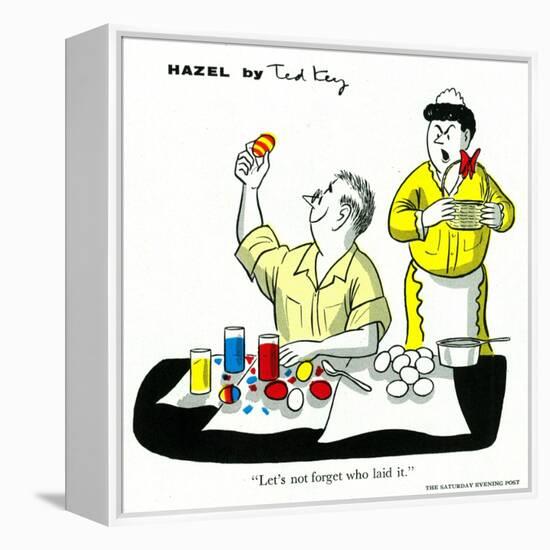 Hazel Cartoon-Ted Key-Framed Premier Image Canvas