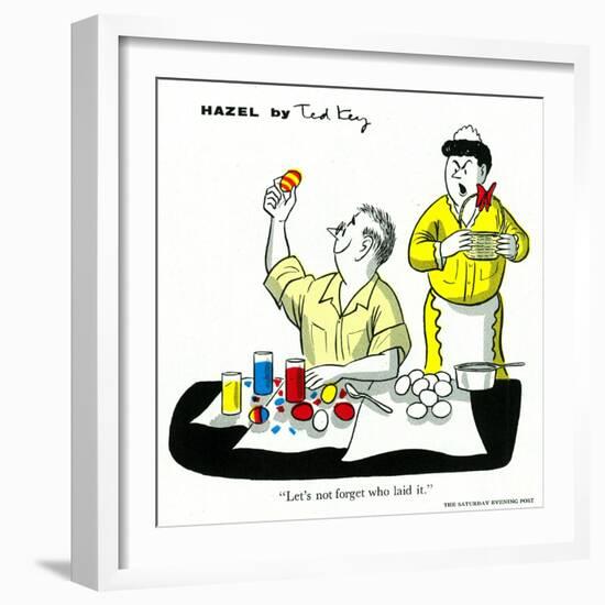 Hazel Cartoon-Ted Key-Framed Giclee Print