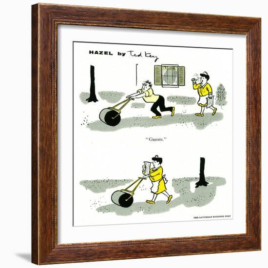 Hazel Cartoon-Ted Key-Framed Giclee Print