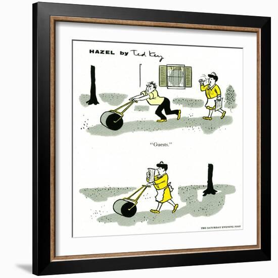 Hazel Cartoon-Ted Key-Framed Giclee Print