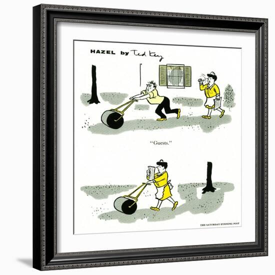 Hazel Cartoon-Ted Key-Framed Giclee Print