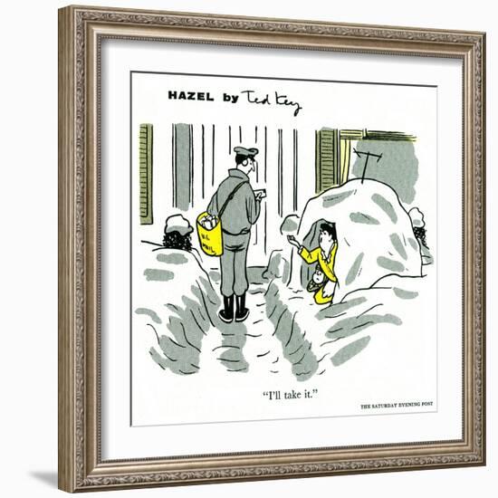 Hazel Cartoon-Ted Key-Framed Giclee Print