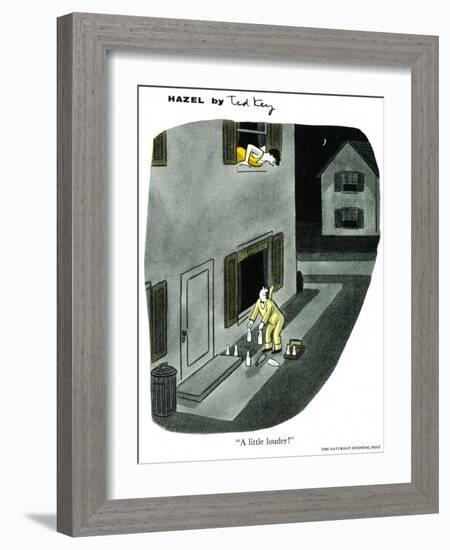 Hazel Cartoon-Ted Key-Framed Giclee Print