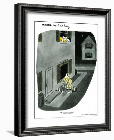 Hazel Cartoon-Ted Key-Framed Giclee Print