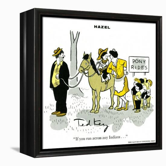 Hazel Cartoon-Ted Key-Framed Premier Image Canvas