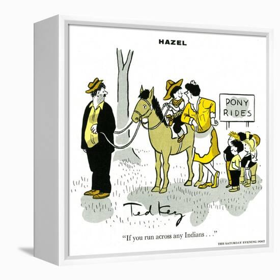 Hazel Cartoon-Ted Key-Framed Premier Image Canvas