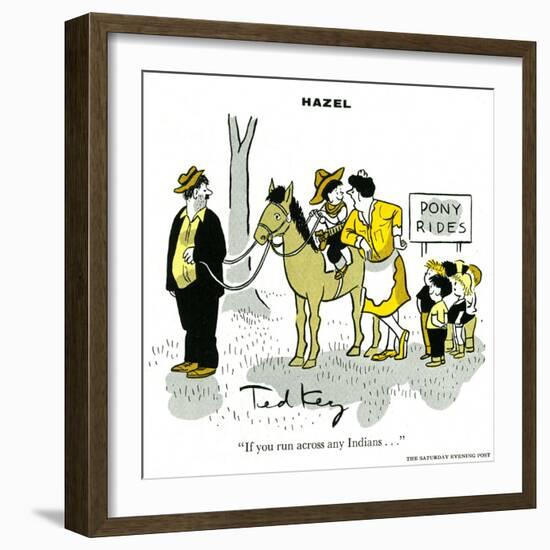 Hazel Cartoon-Ted Key-Framed Giclee Print