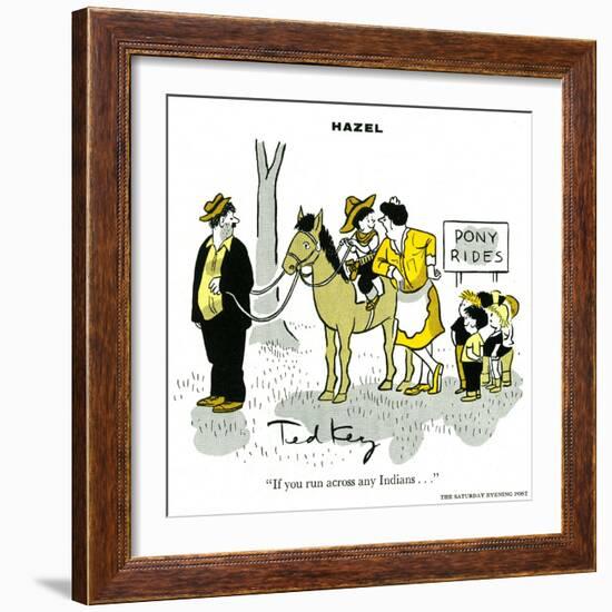 Hazel Cartoon-Ted Key-Framed Giclee Print