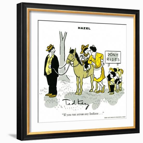 Hazel Cartoon-Ted Key-Framed Giclee Print