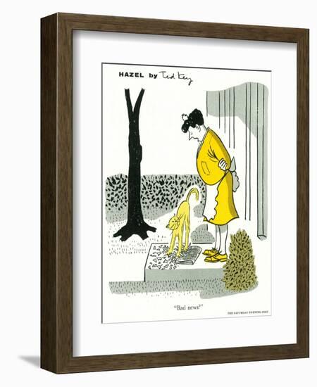 Hazel Cartoon-Ted Key-Framed Giclee Print