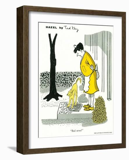 Hazel Cartoon-Ted Key-Framed Giclee Print