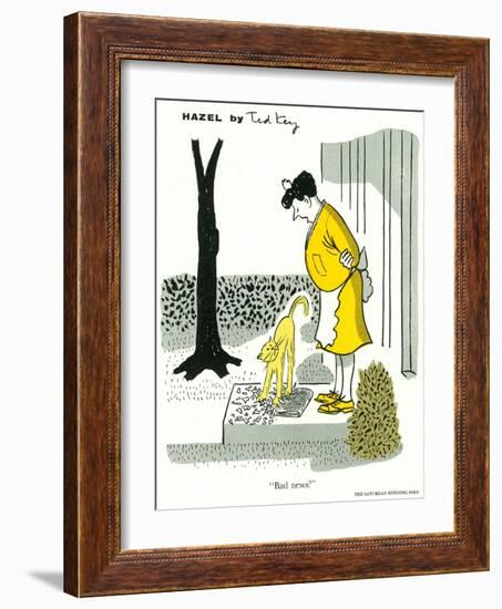 Hazel Cartoon-Ted Key-Framed Giclee Print