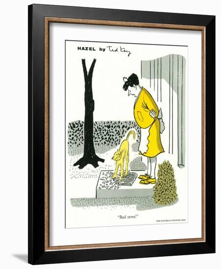 Hazel Cartoon-Ted Key-Framed Giclee Print