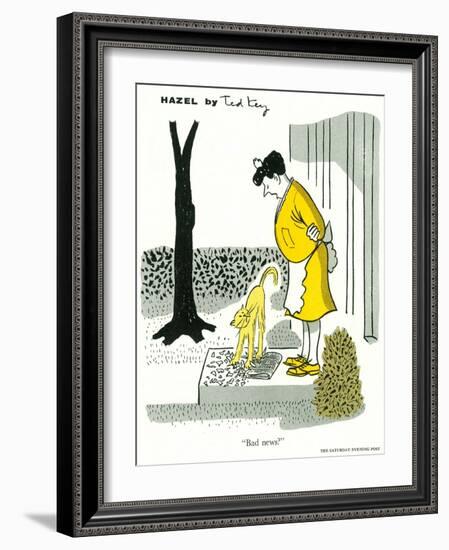 Hazel Cartoon-Ted Key-Framed Giclee Print