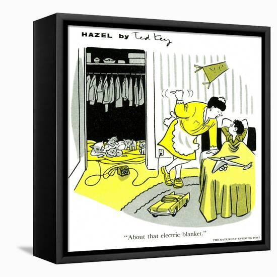 Hazel Cartoon-Ted Key-Framed Premier Image Canvas