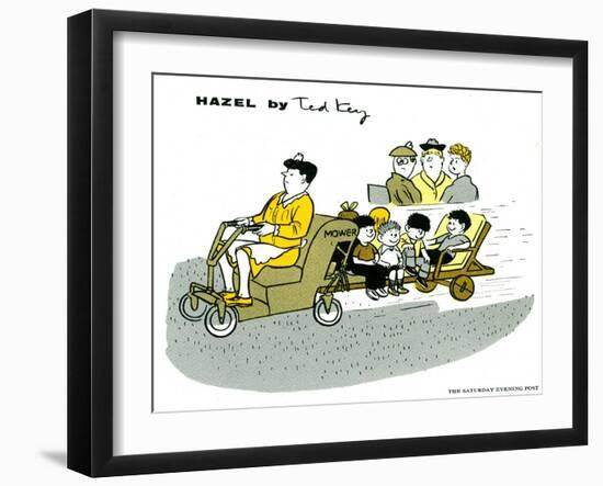 Hazel Cartoon-Ted Key-Framed Giclee Print