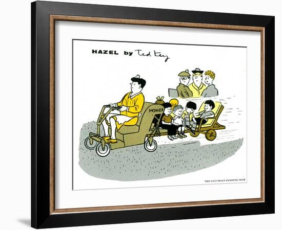 Hazel Cartoon-Ted Key-Framed Giclee Print