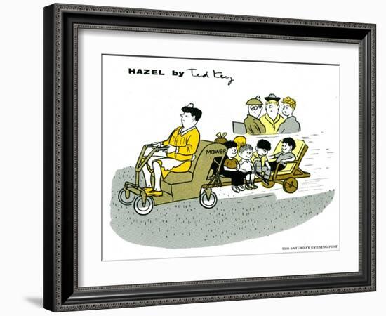 Hazel Cartoon-Ted Key-Framed Giclee Print