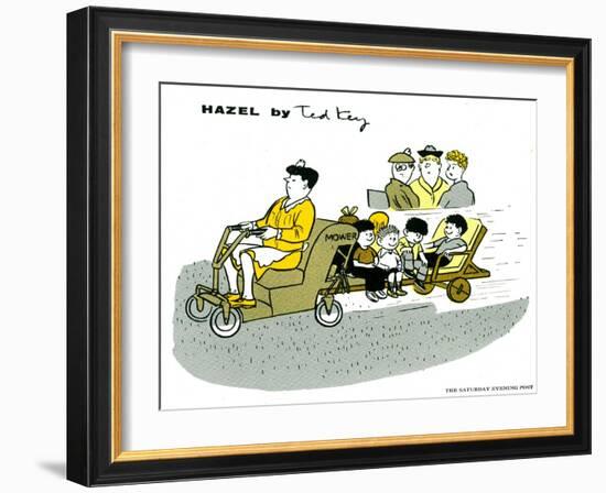 Hazel Cartoon-Ted Key-Framed Giclee Print