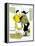 Hazel Cartoon-Ted Key-Framed Premier Image Canvas