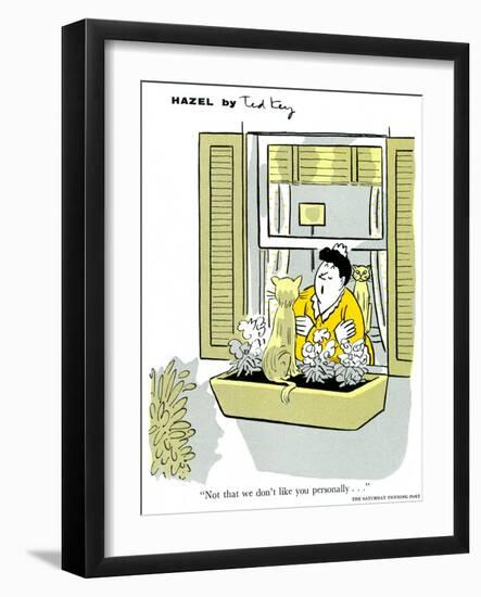 Hazel Cartoon-Ted Key-Framed Giclee Print