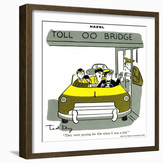 Hazel Cartoon-Ted Key-Framed Giclee Print