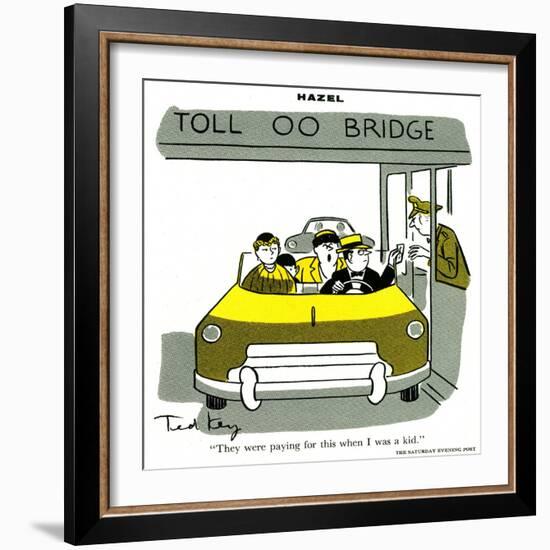 Hazel Cartoon-Ted Key-Framed Giclee Print