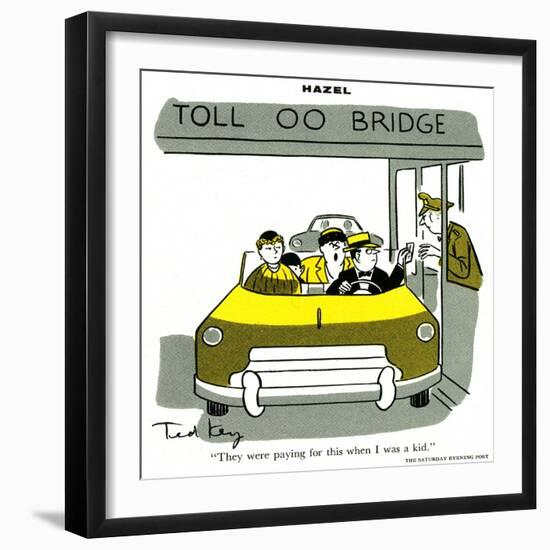 Hazel Cartoon-Ted Key-Framed Giclee Print