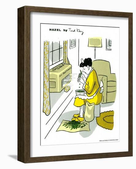 Hazel Cartoon-Ted Key-Framed Giclee Print