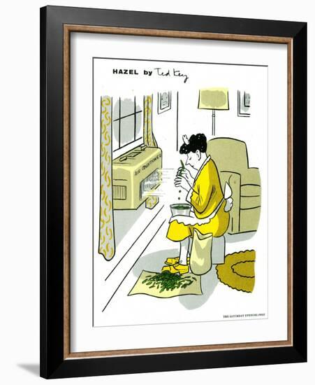 Hazel Cartoon-Ted Key-Framed Giclee Print