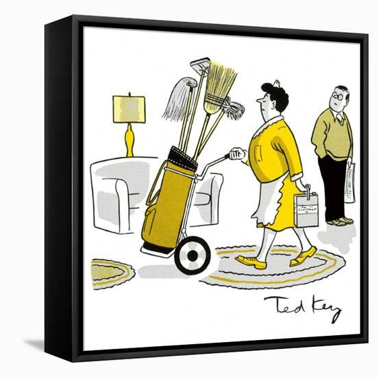 Hazel Cartoon-Ted Key-Framed Premier Image Canvas