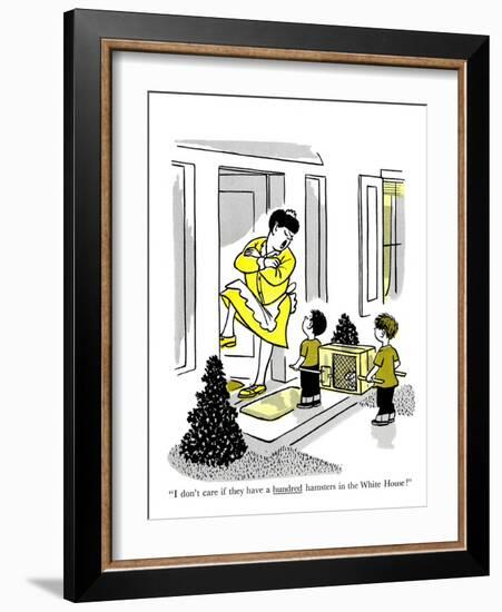 Hazel Cartoon-Ted Key-Framed Giclee Print