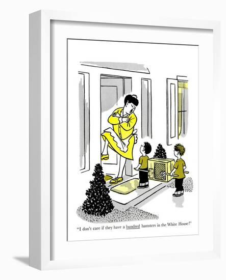 Hazel Cartoon-Ted Key-Framed Giclee Print