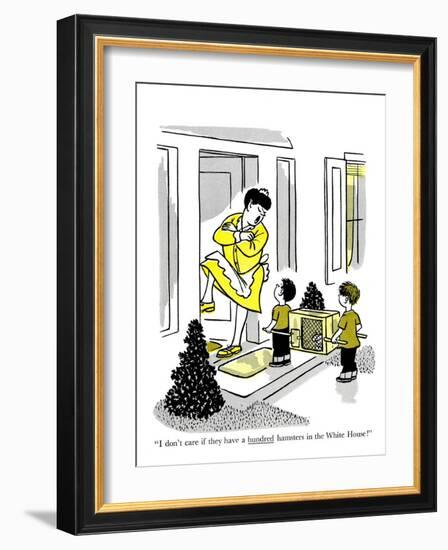 Hazel Cartoon-Ted Key-Framed Giclee Print