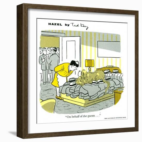 Hazel Cartoon-Ted Key-Framed Giclee Print