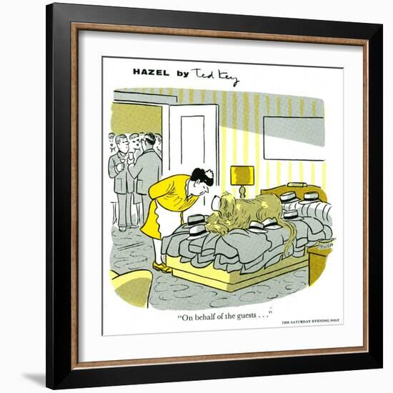 Hazel Cartoon-Ted Key-Framed Giclee Print