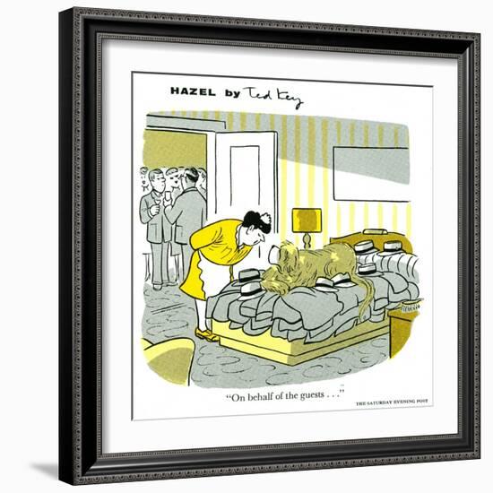 Hazel Cartoon-Ted Key-Framed Giclee Print