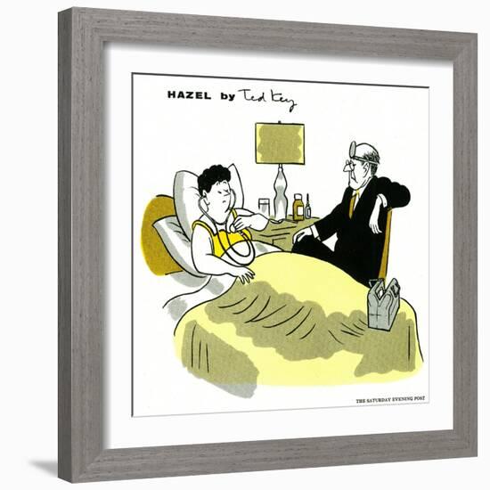 Hazel Cartoon-Ted Key-Framed Giclee Print