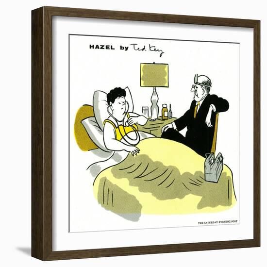 Hazel Cartoon-Ted Key-Framed Giclee Print