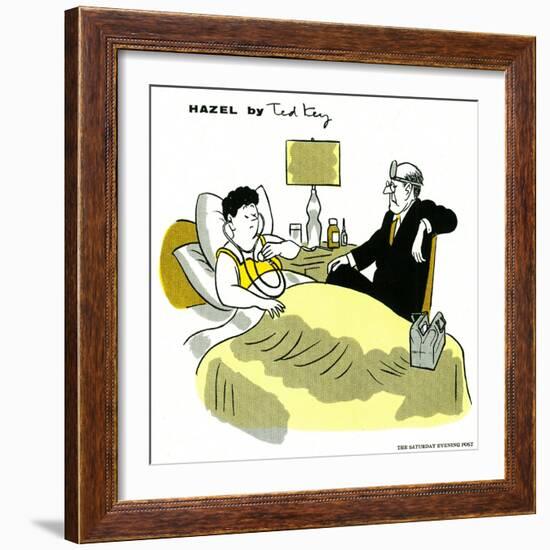 Hazel Cartoon-Ted Key-Framed Giclee Print