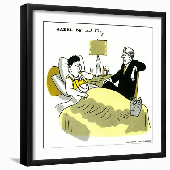 Hazel Cartoon-Ted Key-Framed Giclee Print